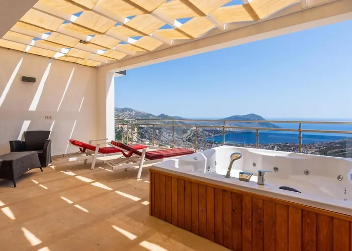 6 Bedroom Seaview With Private Pool Hot Tub
