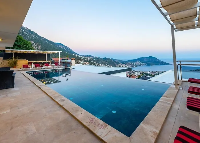 6 Bedroom Seaview With Private Pool Hot Tub Kalkan